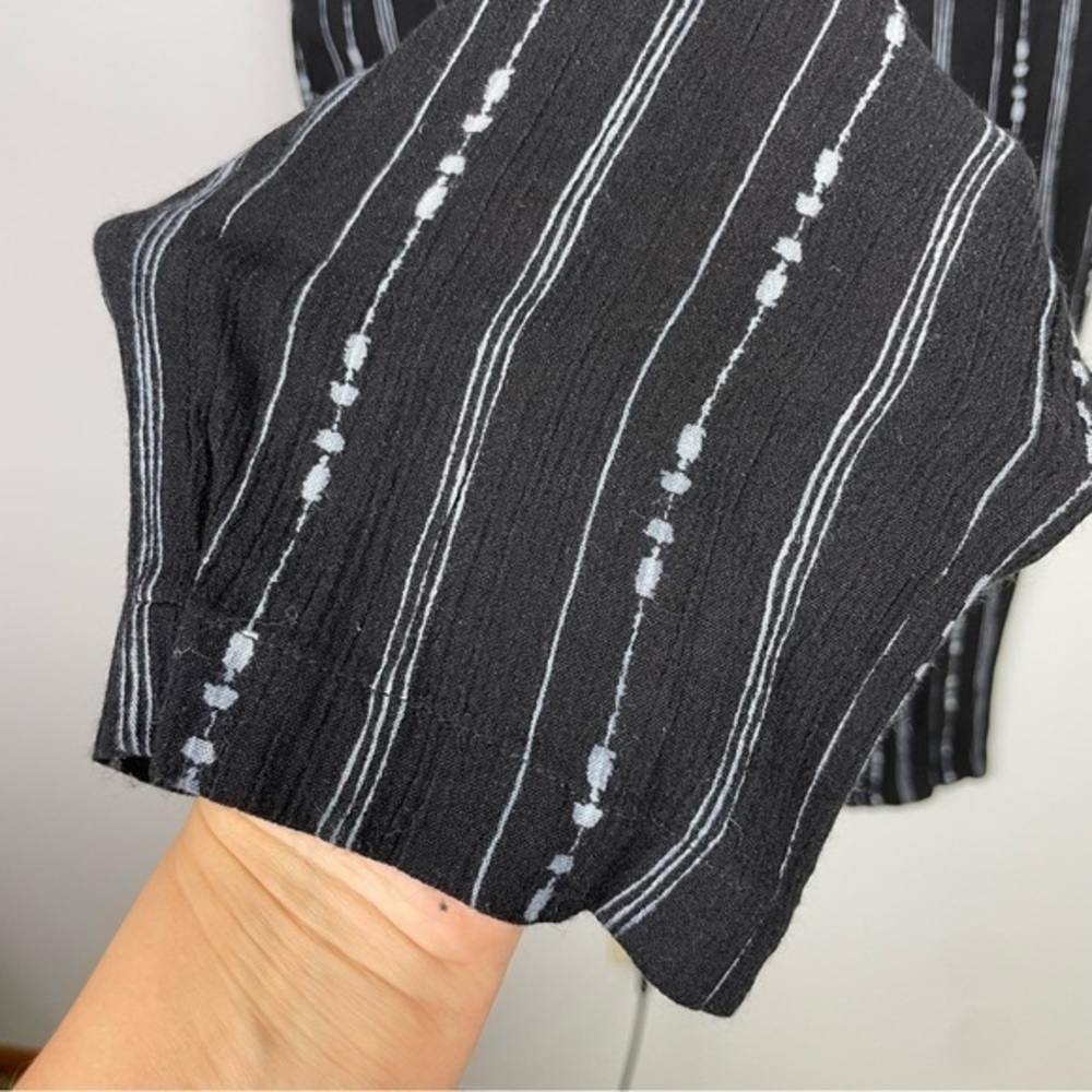 Allison Joy Corey Black Patterned Pants - Picture 12 of 17